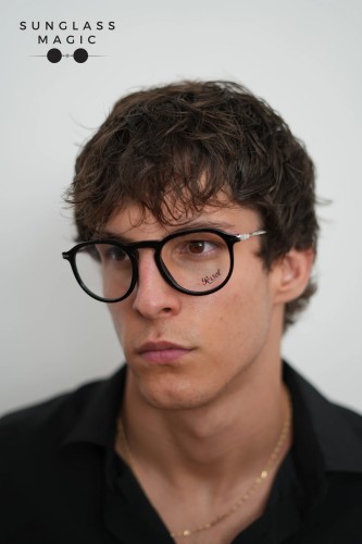 Persol PO3387V - 95 - 51 Optikai keretek Fekete Párna