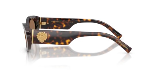 DOLCE & GABBANA DG4537 - 502/73 - 53 Napszemüvegek Havanna Ovális