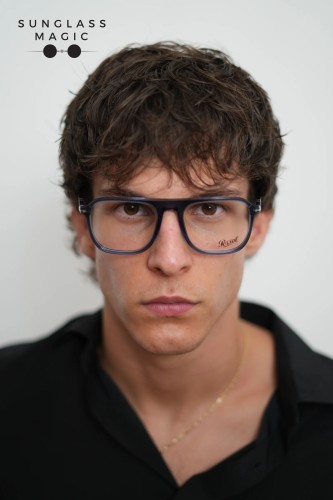 Persol PO3359V - 1197 - 53 Optikai keretek Átlátszó, kék farmer Szögletes