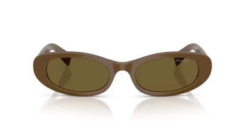 MIU MIU MU C02S - 23R09Z - 54 Napszemüvegek Katonazöld Ovális